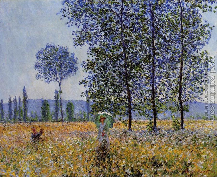 Claude Oscar Monet : Sunlight Effect under the Poplars